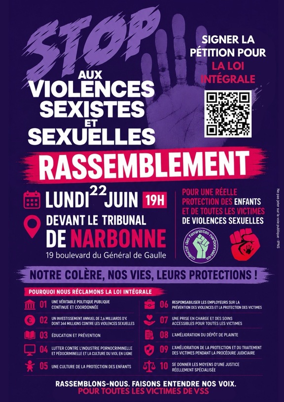 Rassemblement féministe et enfantiste pour une loi cadre intégrale contre les violences sexuelles